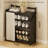 Foldable Multi-Tier Shoe Rack For Small Spaces – Bamboo Entryway Storage Shelf For Home/Apartment