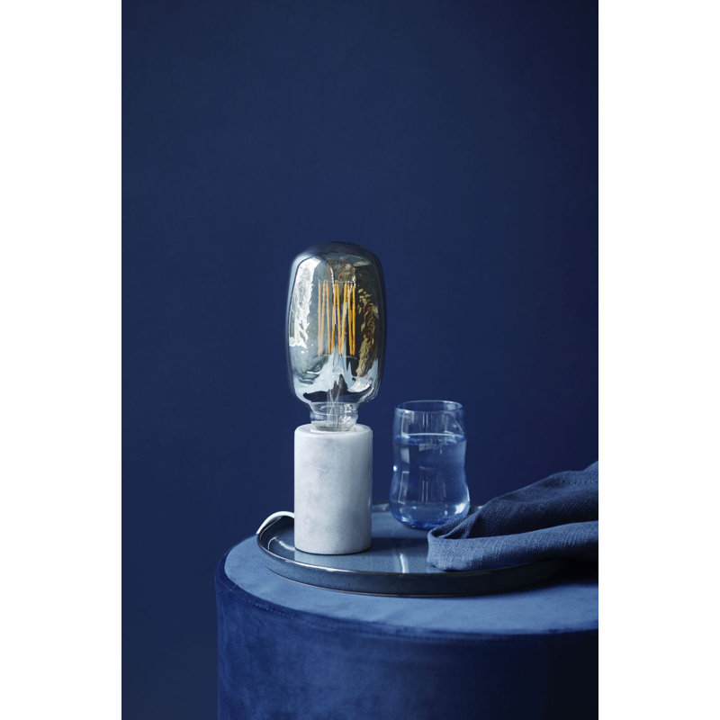 Marble Novelty Lamp, White