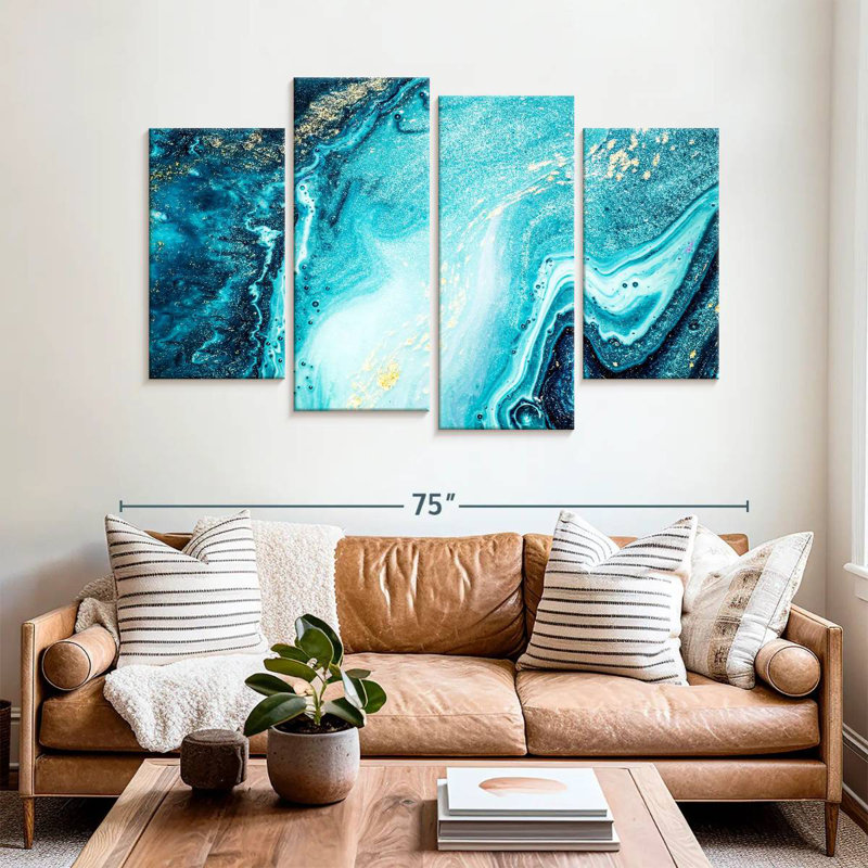 Avery Abstract Water, 42" H x 68" W