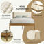 Vichy Rubberwood Platform Bed-436933250