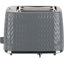 Daewoo Argyle Matching Kettle Toaster And Microwave Set 3000W Boil, 2 Slice, 20L Grey