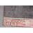 Unique Handwoven Vintage Turkish Door Mat in Pink and Black Floral Pattern for Oriental Home Decor and Stylish Entryway Accent