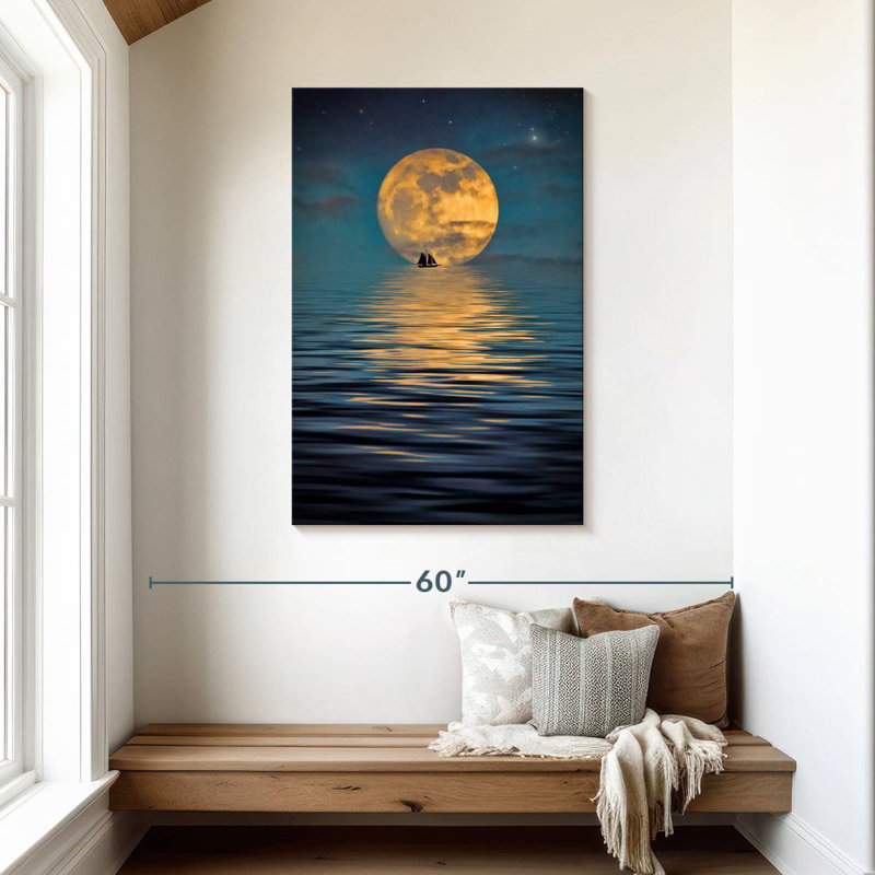 Lune d'or Oberle, H 45 po x l 30 po