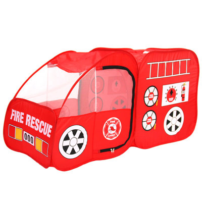 Tente de jeu d’intérieur/extérieur 5' x 2' avec sac de transport children fire engine style camion