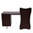 Stylish Computer Desk With Storage, Chocolate