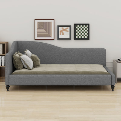 L-Shaped Daybed, With Solid Wood Legs