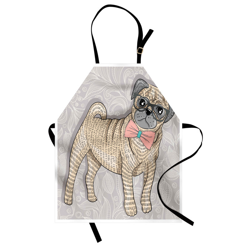 No Pattern Bib Apron