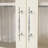 92.5'' H 2-Piece Bookcase With Glass Doors & Drawers