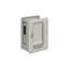 Deltana SDAR325U15 HD Pocket Lock, Adjustable, 3-1/4" x 2-1/4" Sliding Door Receiver in Brushed Nickel