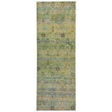 Silk Treasures One-of-a-Kind Runner 3' X 8'9" Area Rug