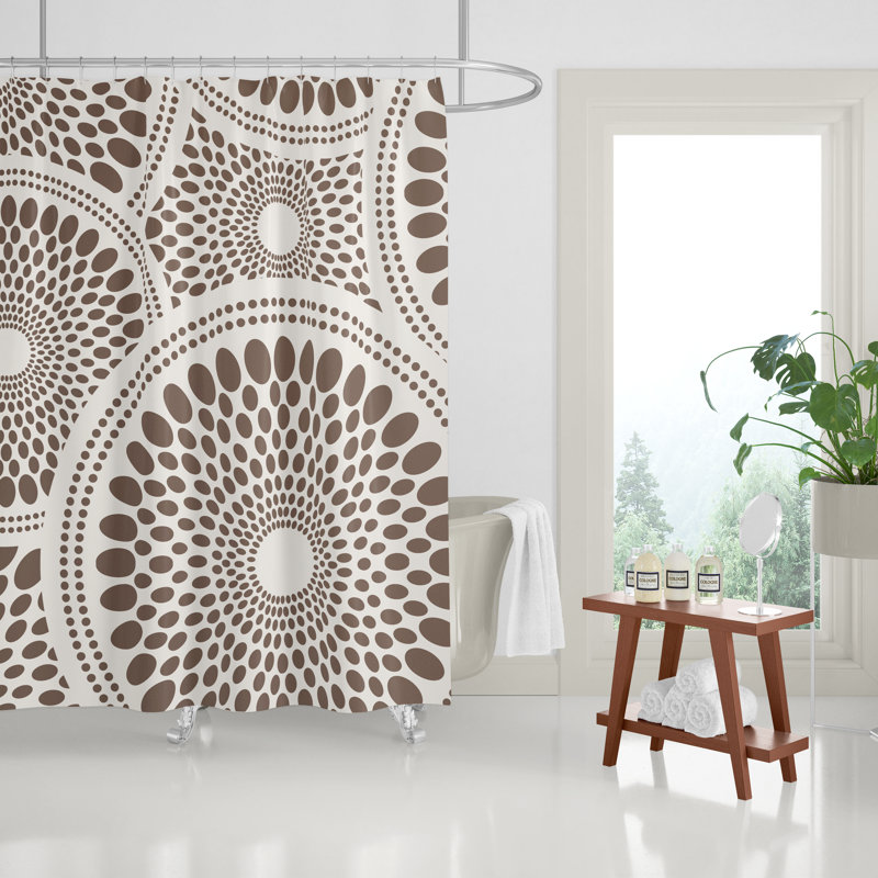 Rideau de douche Pierson, Taupe