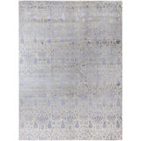 Overdyed One-of-a-Kind 9' 3" X 12' 5" Hand Knotted Area Rug