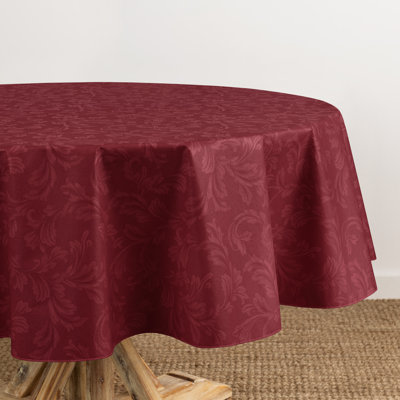 Nappe en vinyle à motif floral damassé