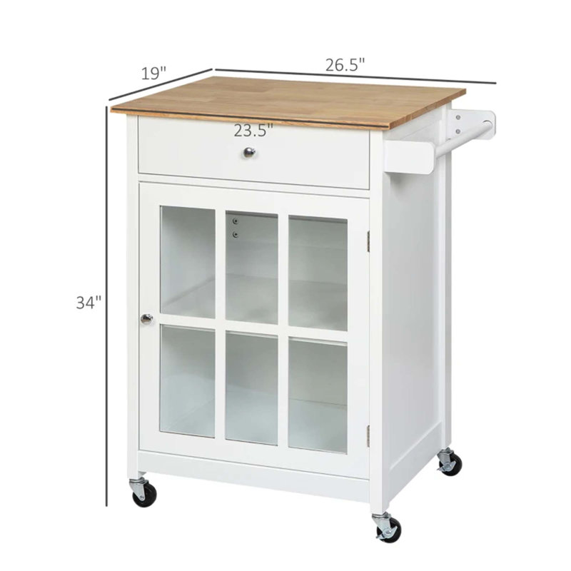 Mobile Kitchen Island,Portable Kitchen Cart