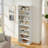 CD DVD Storage Cabinet, Bookcase, Adjustable Shelf 8-Layer Storage, Display Bookshelf, Home, Office, Multi-Functional Double-Layer Bookcase, Can Be Disassembled Into Two 4-Layer Storage Bookcases-1363535044