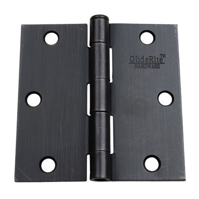3.5" H x  3.5" W Butt Bearing 12 Door Hinges