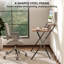 Bureau d'ordinateur pliant (sans la chaise)-1022806645