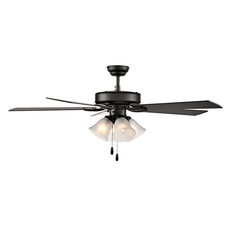 Ventilateur de plafond à DEL 5 pales 52 po Calivane