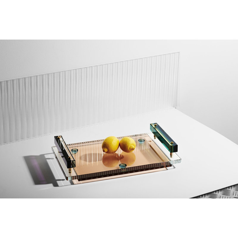 Fontana Crystal Decorative Tray