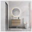 Meuble-lavabo mural 30 po avec lavabo en céramique et 2 tiroirs à fermeture en douceur-76726285