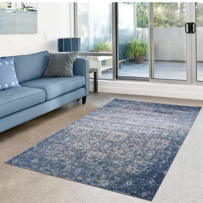 Tapis bleu Rundle