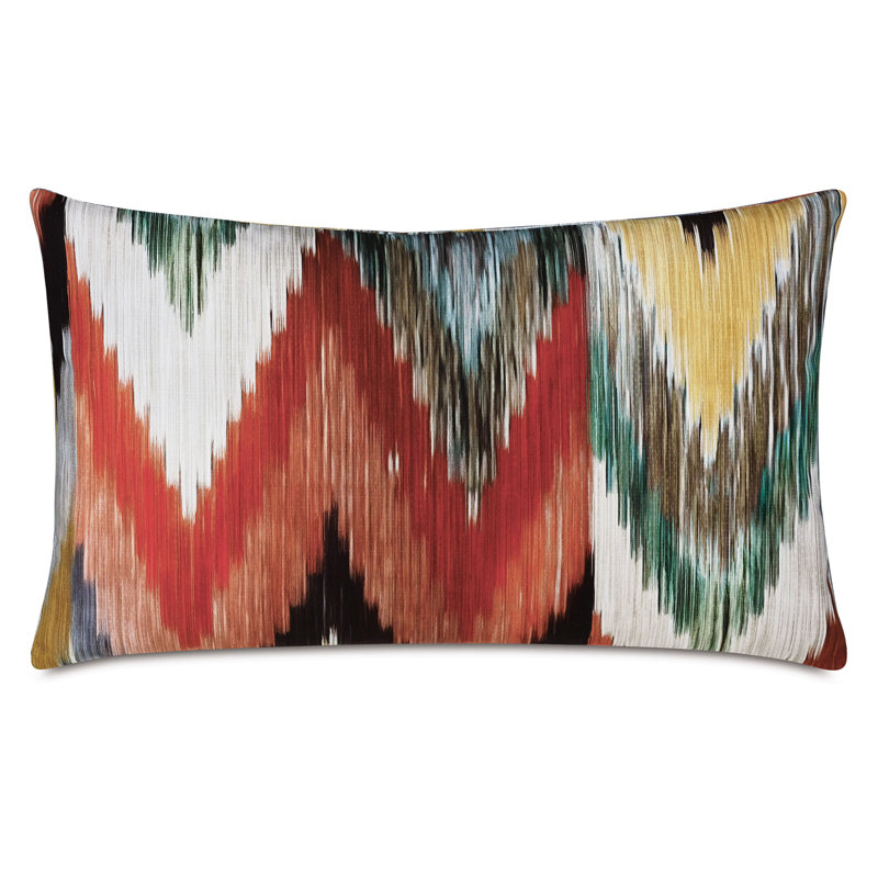 Donatella Chevron Decorative Pillow, Rectangle 13"H x 22"W