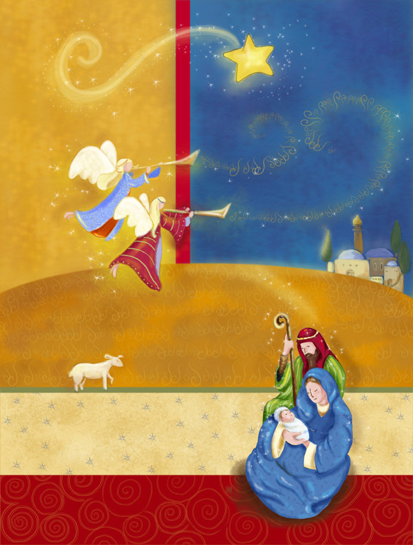 Double Sided Polyester Christmas Garden Flag, 28" H x 40" W