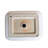HHK HOME Amuering 5.5'' White Porcelain Square Bathroom Sink