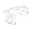 Bureau rectangulaire brun en bois massif-419540118