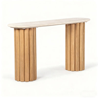Retro Minimalist Art Console Table