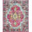 Juliemarie Vintage Bohemian Power Loom Performance Pink Rug-807109093