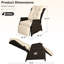 Fauteuil inclinable d'extérieur en osier 2 pièces avec dossier et repose-pieds réglables-23660109-23660147