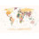 Murale carte pelez et collez - Carte du monde