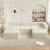 Corduroy Modular Fabric Foam Ottoman