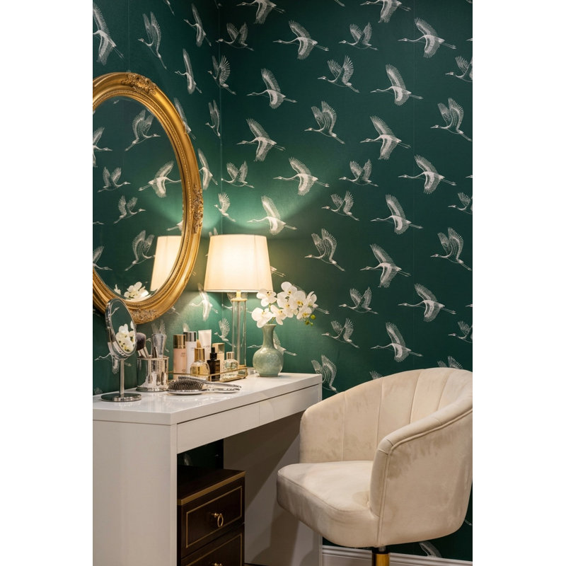 Papier peint Cranes, Non tissé, non collé