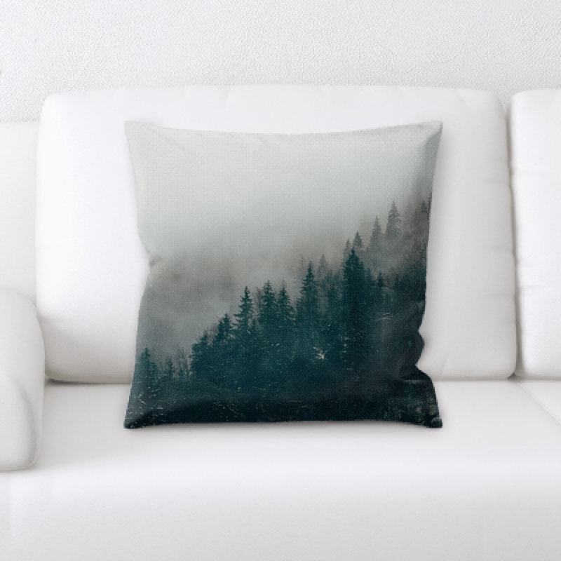 Microsuede Reversible Throw Pillow