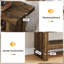 Banc à chaussures 47,24 po, brun rustique-807856224