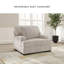 Fauteuil surdimensionné Demetrina
