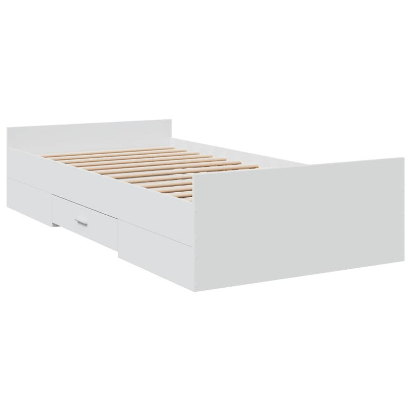 Peltz Bed, White, Small Single (2'6)
