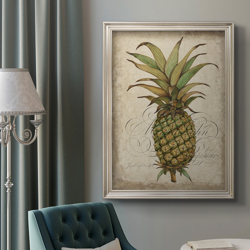 Pineapple Study - Reproduction de photo sur toile, L 21 po x H 25 po