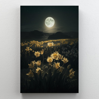 " Daffodils Under The Mooonlight "