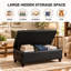 Banc de rangement en simili cuir Loggins-1367575393
