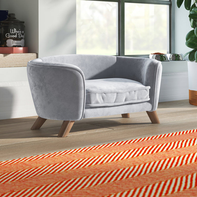 Polyester Pet Bed, Grey
