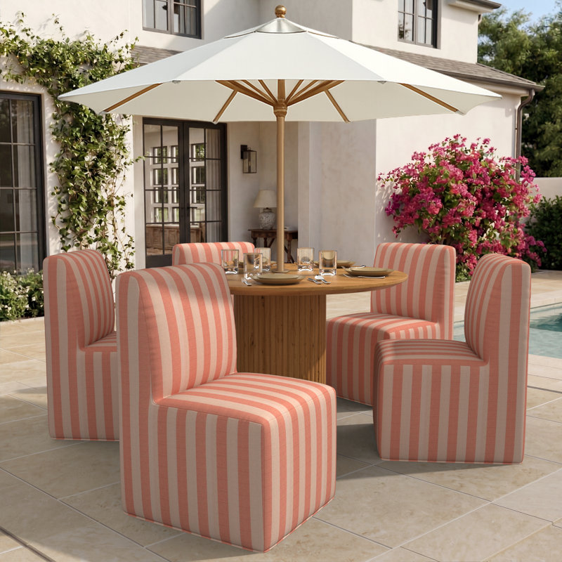 Chaise de patio Praia Sunbrella®, Sunbrella® rayé expressif
