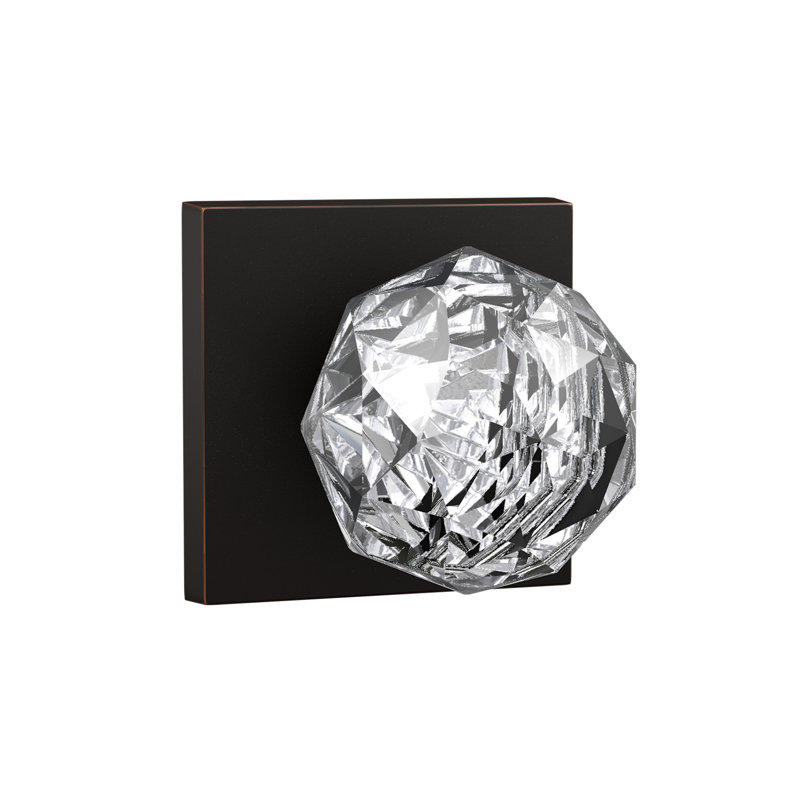Fausse poignée en cristal Bravura 926-7, Bronze frotté à l'huile