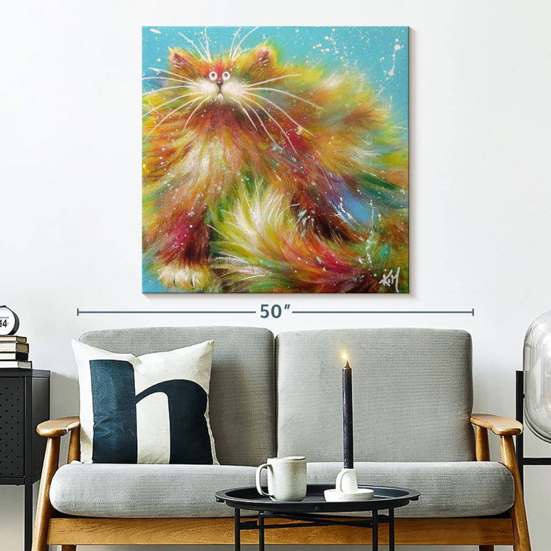 Brampt Kitty Calypso, 33" H x 33" W