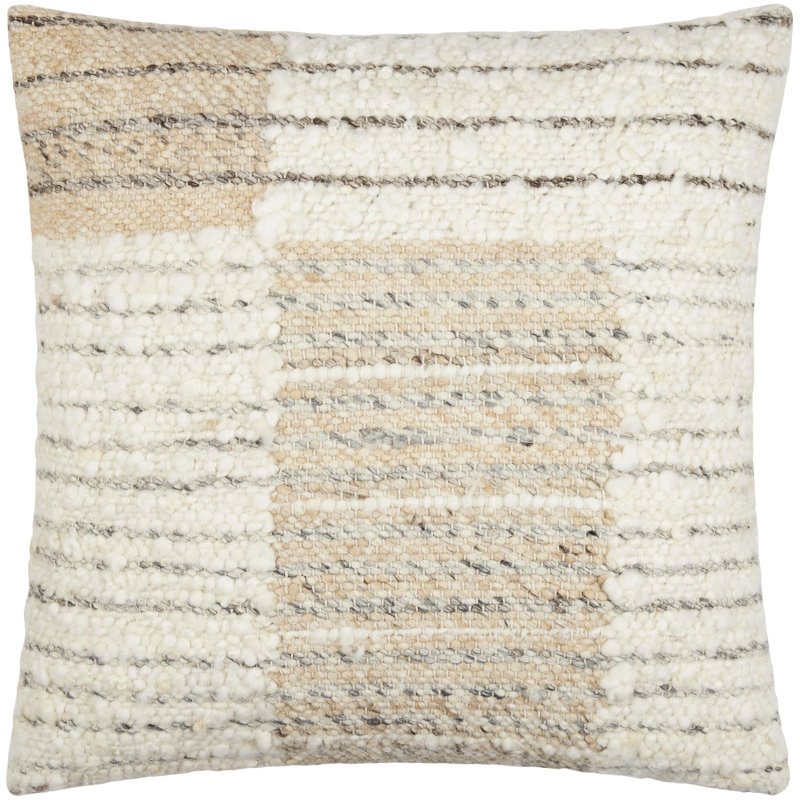 Coussin décoratif réversible Deccan Traps, H 18 po x l 18 po, polyester