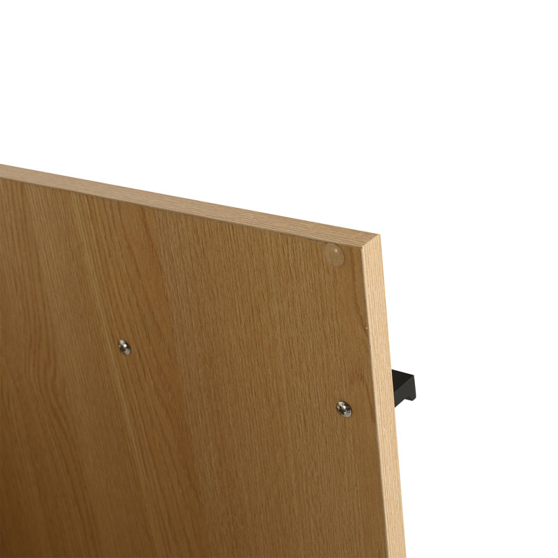 Meuble-lavabo de salle de bain avec lavabo en céramique, Chêne, 36"