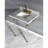 Kingston Brass Templeton 30-Inch Carrara Marble Vanity Top with Clear Acrylic Legs (8-Inch, 3-Hole)-30370038