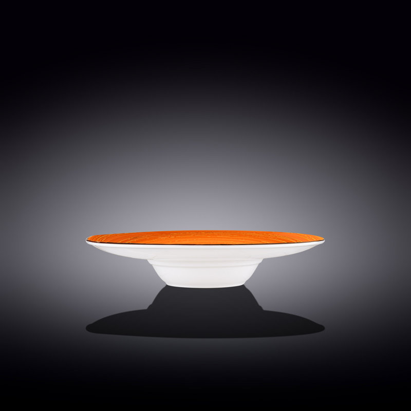 Wilmax Colourboom 24cm Round Deep Plate 24cm, Orange